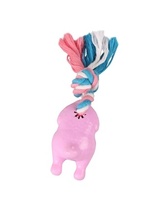 Игрушка для собак "Курица с веревкой", резина 5638202