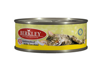 Консервы для кошек с кроликом, говядиной и цуккини