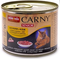 Консервы для кошек старше 7 лет с курицей и сыром , Carny Senior