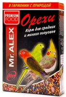 Корм для средних и мелких попугаев "Орех"