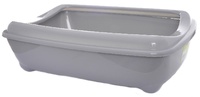 Туалет-лоток большой с бортами artist large + rim, 57х43х15 jumbo серый