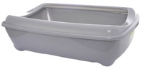 Туалет-лоток большой с бортами artist large + rim, 57х43х15 jumbo серый