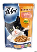 Sensations кусочки в желе для кошек с уткой и шпинатом