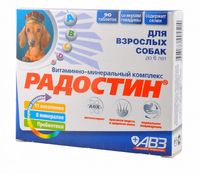 Радостин витамины для собак до 6 лет, 90 таб.