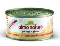 Консервы для кошек с тунцом и креветками, 75% мяса, Legend Adult Cat Tuna&Shrimps