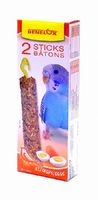 Лакомые палочки с яйцом для волнистых попугайчиков, Seedsticks budgies Eggs x 2 pcs