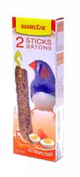 Лакомые палочки с яйцом для экзотических птиц, Seedsticks exotic finch + Eggs x 2 pcs