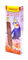 Лакомые палочки с яйцом и медом для длиннохвостых попугаев, Seedsticks parakeet Honey/Eggs x 2 pcs
