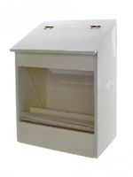 Деревянная кормушка для птиц маленькая (для вольера) 16*11*24 см, Wooden feeder aviary nr 1 16x11x24 cm