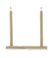 Деревянная качелька для канареек 11.5*11.5 см, Bird swing wood canaries