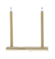 Деревянная качелька для канареек 11.5*11.5 см, Bird swing wood canaries